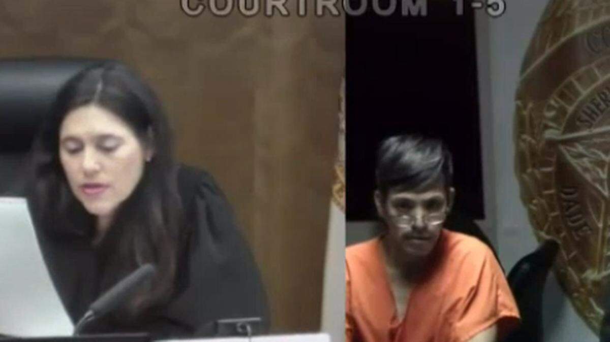 Phi Tran durante su audiencia en la corte.