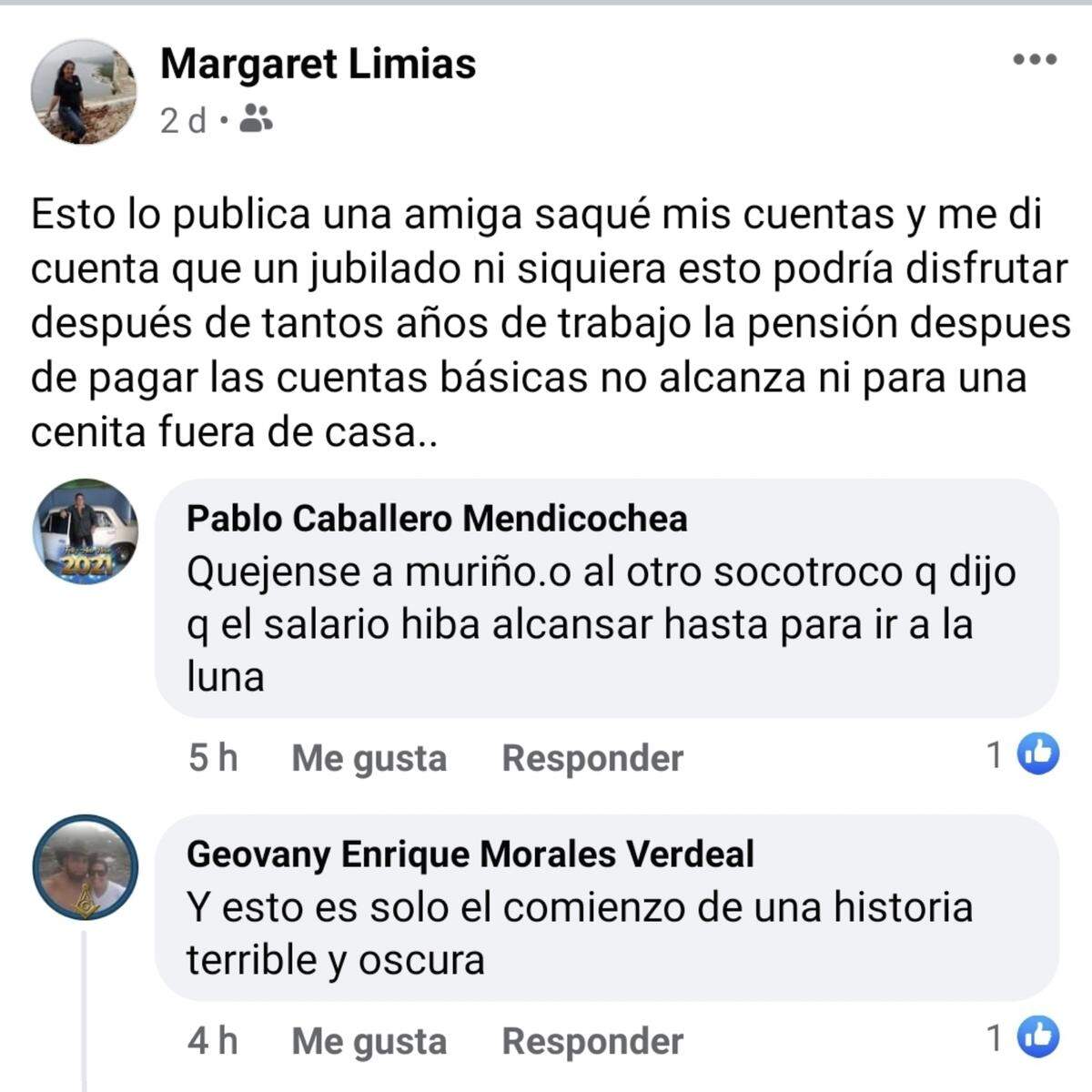 Cubanos quejándose de los precios 
