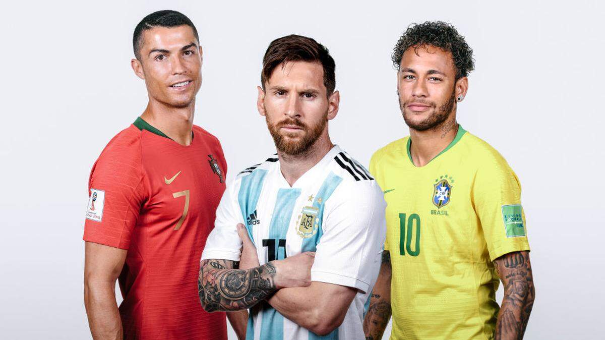 Por primera vez en dos décadas, el fútbol empieza a imaginarse sin ellos. Cristiano Ronaldo, Lionel Messi y Neymar (de izq. a der.) junto con Luka Modric llegan al Mundial de 2026 como supervivientes de una era que transformó el juego, el negocio y hasta la manera de mirar el deporte.