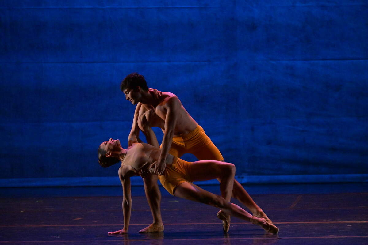 Emily Bromberg & Ariel Morilla de Dimensions Dance Theatre of Miami en “IF” by Yanis Eric Pikieris.