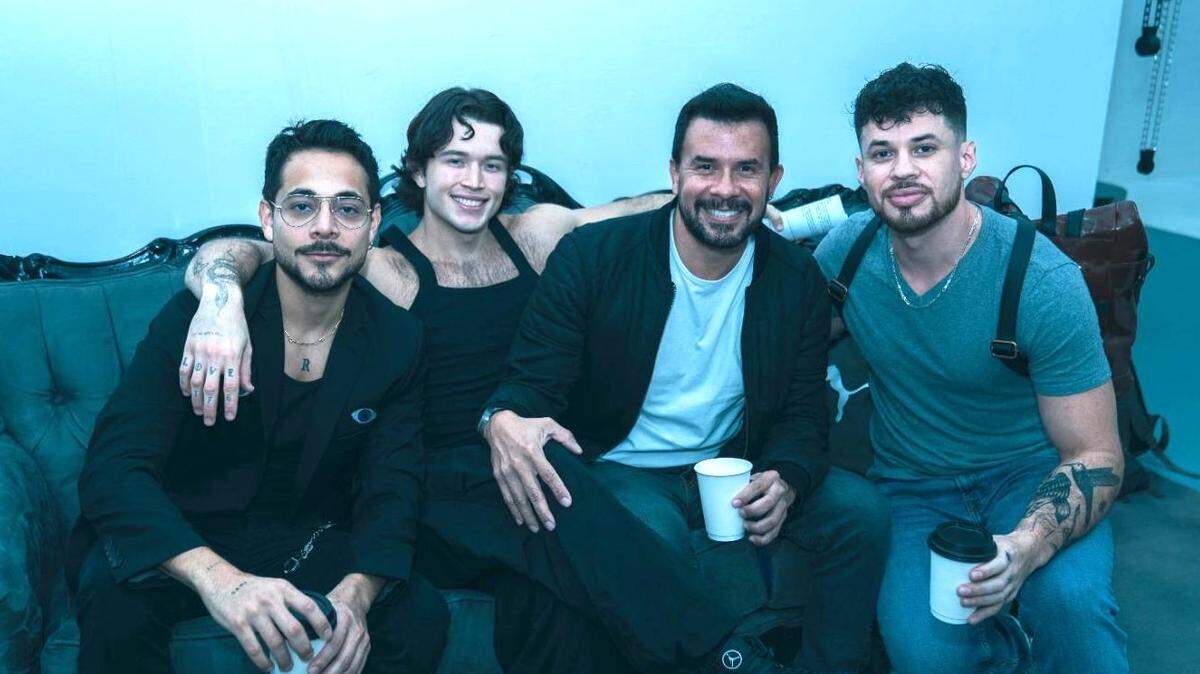 De izq a der.: Rafael Farello, Santi García, Carlos Arraiz y Claudio Medina.