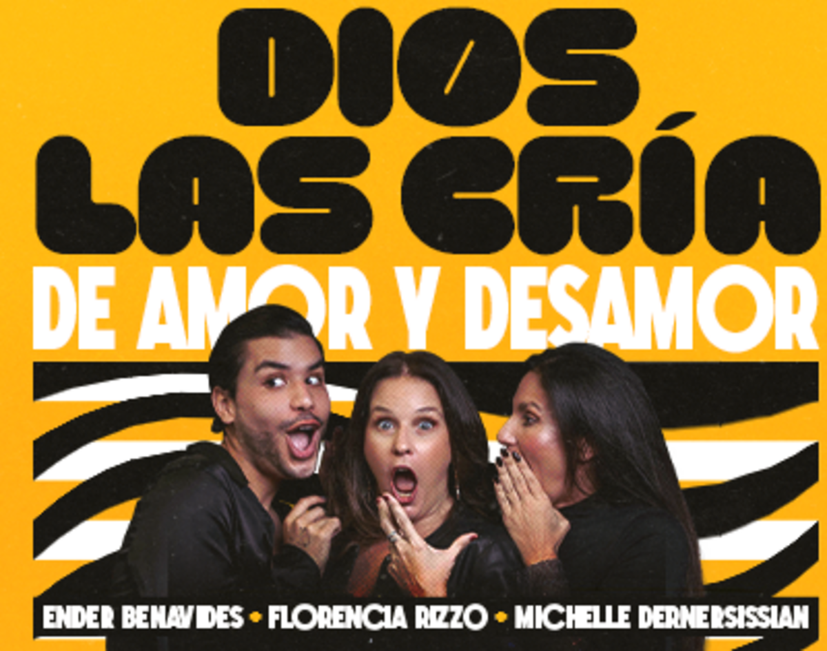 “Dios las cría”, es un espectáculo de teatro íntimo en el Teatro Trail.