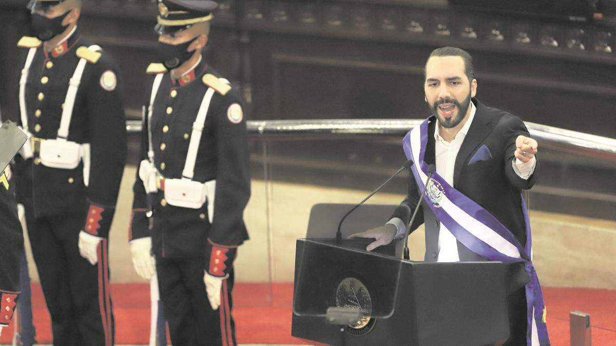 El Presidente de El Salvador, Nayib Bukele