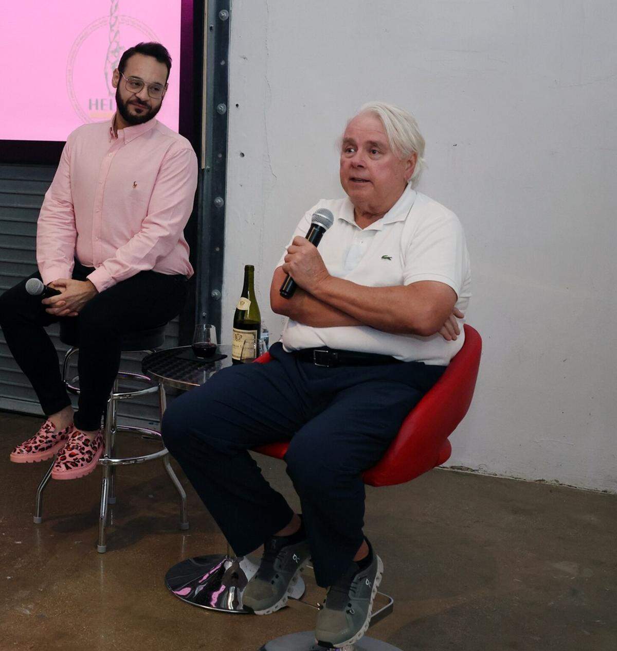 Los cineastas Kareem Tabsch (izquierda) y Dennis Scholl.
