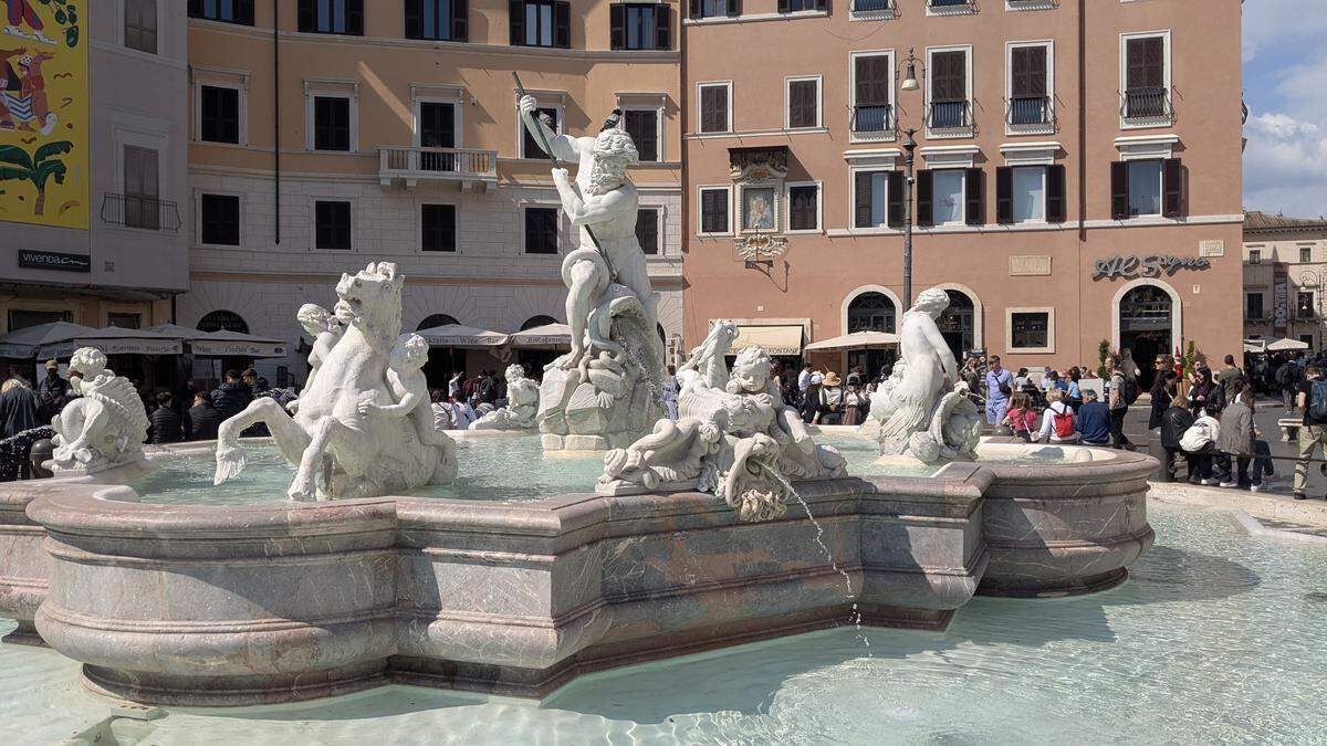 Fuente de Neptuno en Piazza Navona.