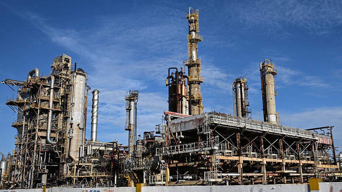 Vista de la refinería de El Palito, en Puerto Cabello, estado Carabobo, Venezujela, el jueves 22 de enero de 2026.