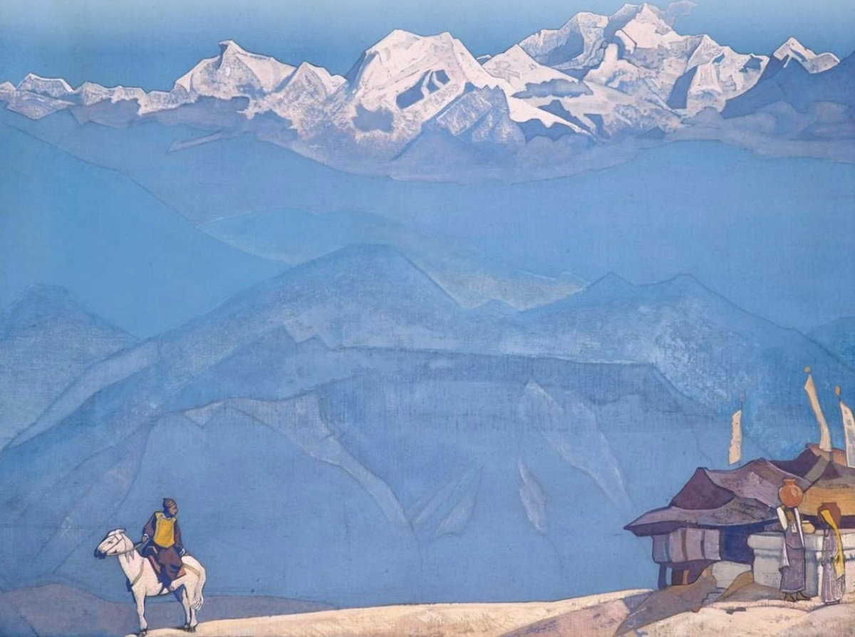 “Himalayas”, Nicholas Roerich. 