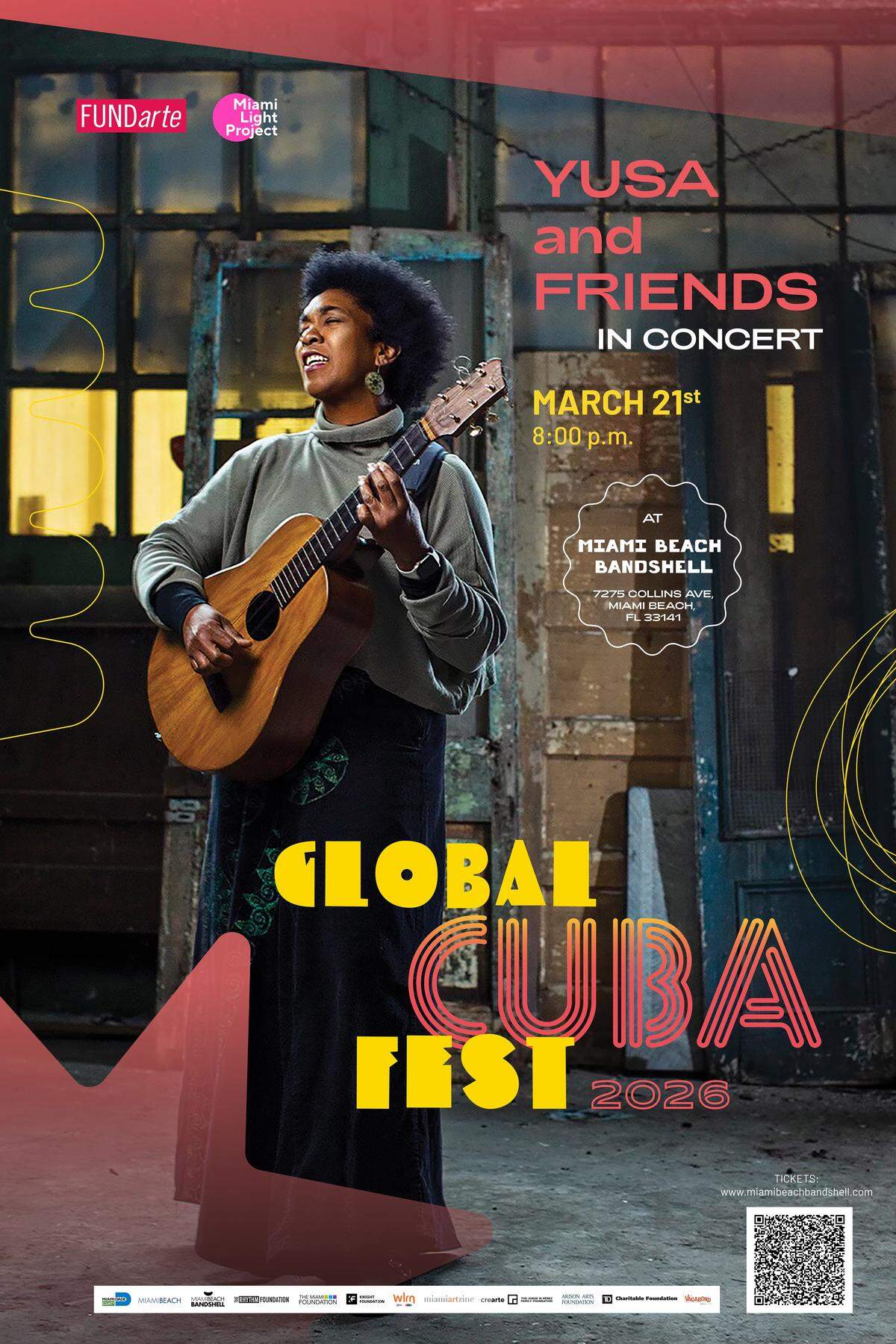 Cartel promocional del Global Cuba Fest 2026.
