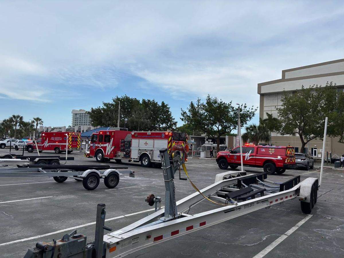 Varias personas resultaron gravemente heridas en una explosión de barco en Fort Lauderdale el lunes 26 de mayo de 2025, según informó el departamento de bomberos de Fort Lauderdale. Pierre Taylor.