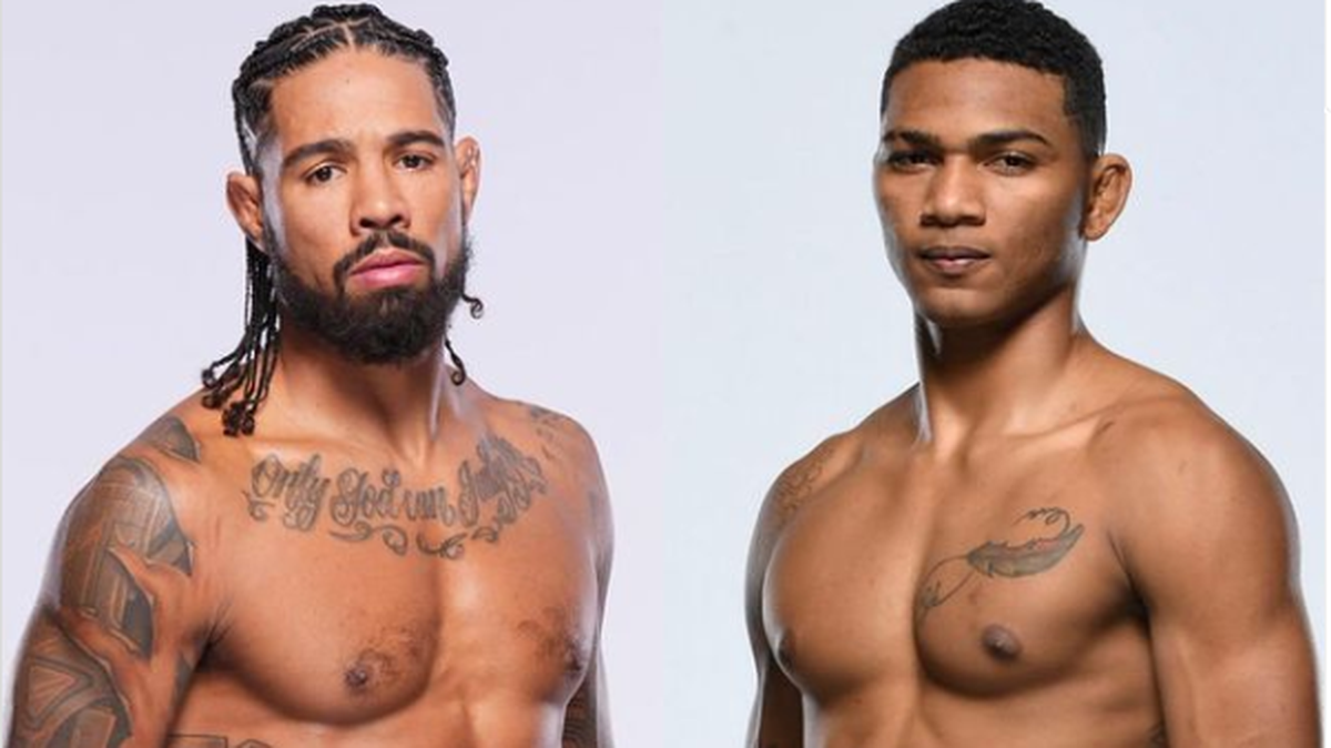 Max Griffin se siente ofendido porque lo hayan colocado frente a Michael Morales (der.). Siente que es un error que su rival tenga dos peleas en la UFC y solo 23 años de edad, pero no entiende que el ecuatoriano es parte del futuro.