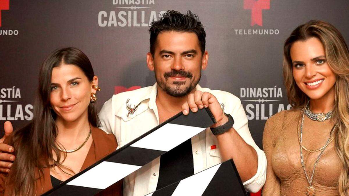 Maria Fernanda Yepes, Iván Arana e Isabella Castillo.