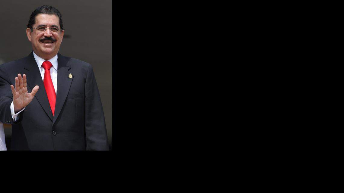 El presidente de Honduras, Manuel Zelaya.