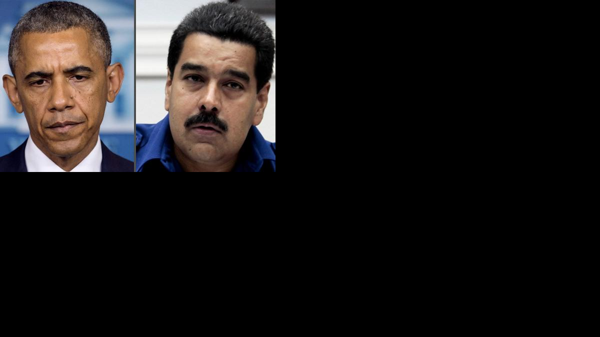 Los presidentes de Estados Unidos, Barack Obama y de Venezuela, Nicolás Maduro.