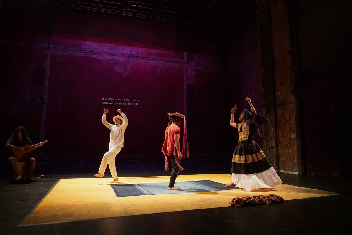 Makuyeika Colectivo Teatral en una escena de ‘Andares’