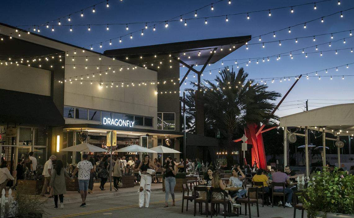 Codina Partners created the city’s downtown from a former office park. Today, the mixed-used Downtown Doral, pictured, houses a charter school, shops, restaurants and City Hall.