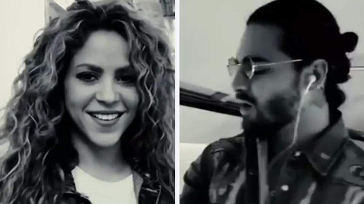 Shakira y Maluma.