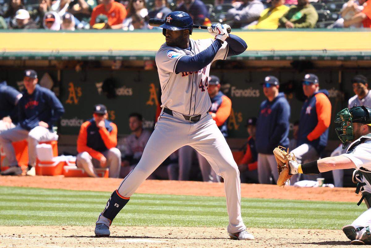 Yordan Álvarez, considerado por todos los expertos como uno de los bateadores más completos de Grandes Ligas, suma nueve jonrones y 22 remolcadas, con .270 de promedio en esta temporada con los Astros de Houston.