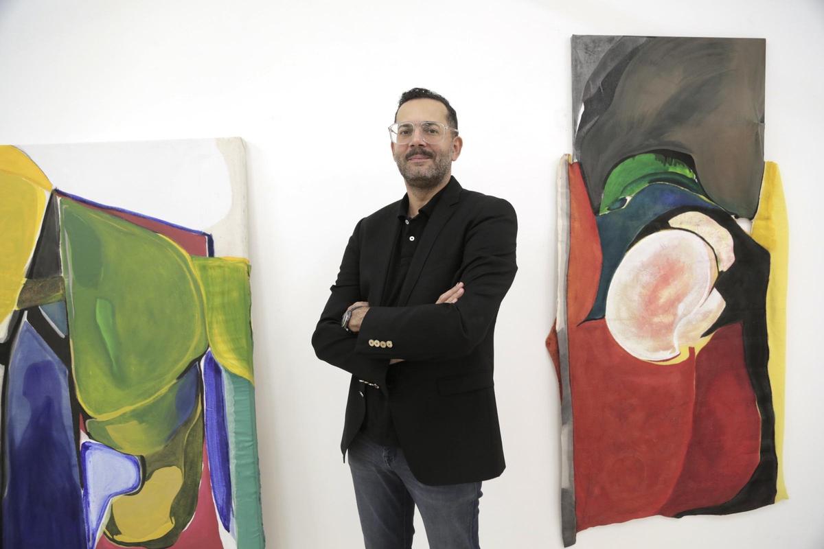 David Castillo en su galería en Lincoln Road, Miami Beach.