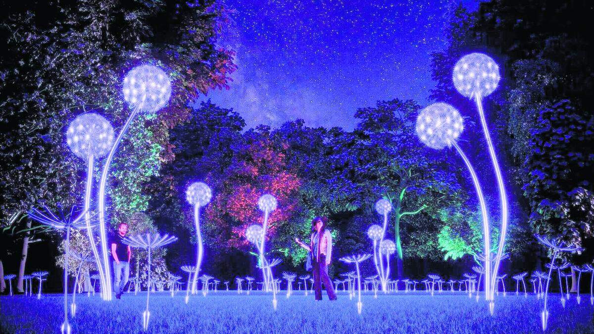 Night at the Garden ha regresado al Fairchild Tropical Botanical Garden, con paisajes psicodélicos e interesantes obras de arte interactivas.