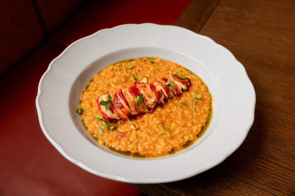 Risotto de langosta en Casa Gianna.