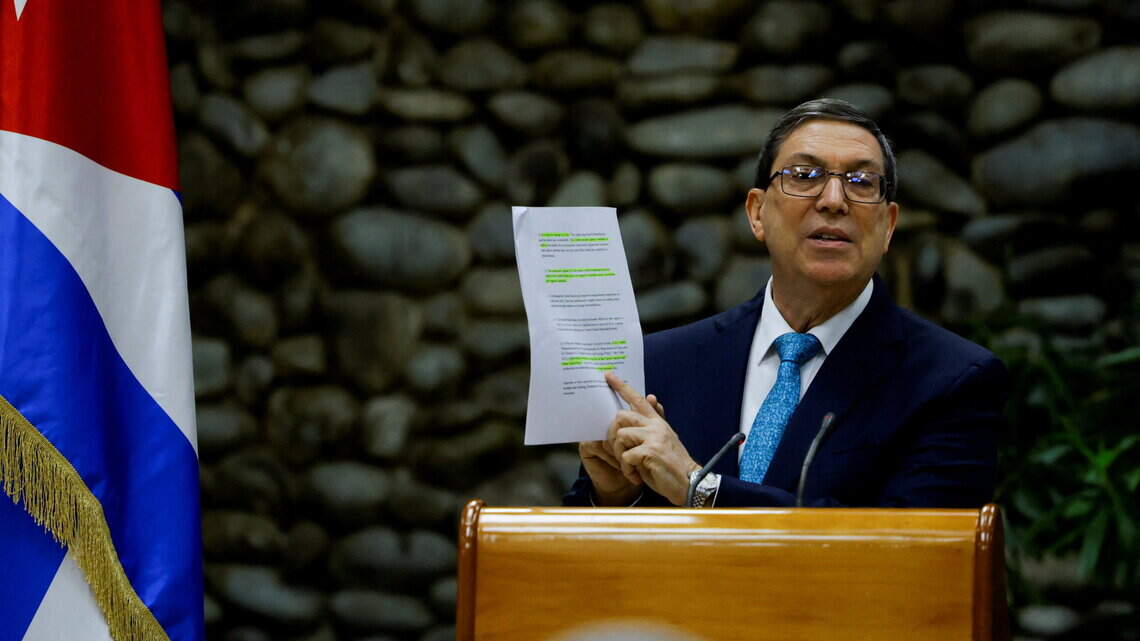 El canciller Bruno Rodríguez asegura que 'no habrá una crisis humanitaria' en Cuba