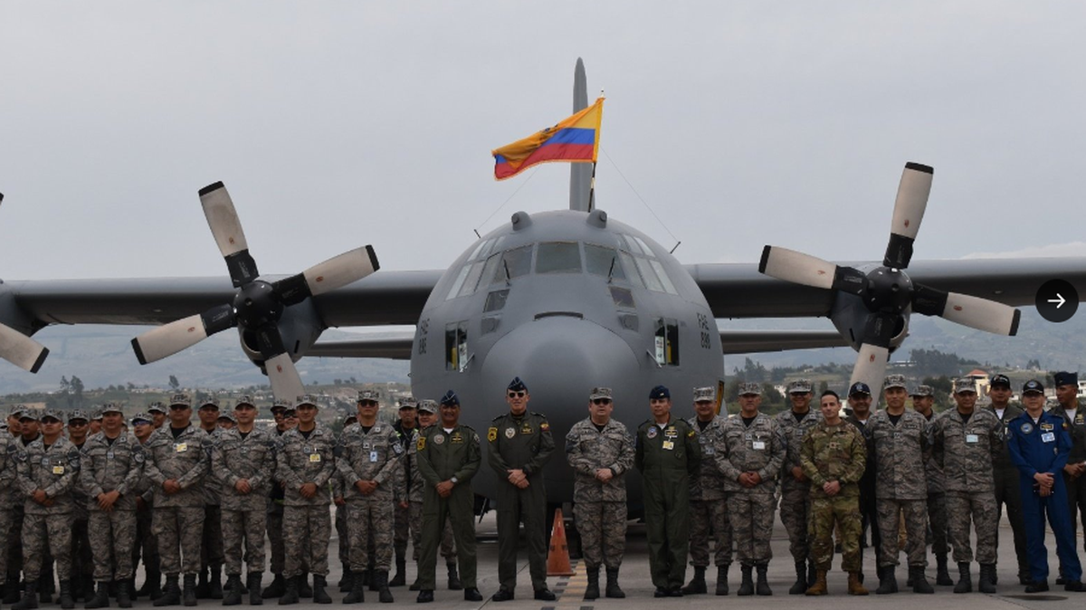 El Hércules C-130H donado por Estados Unidos será empleado contra la guerra declarada por el presidente Daniel Noboa a las bandas del crimen organizado y para misiones de ayuda humanitaria a nivel nacional y en países vecinos.