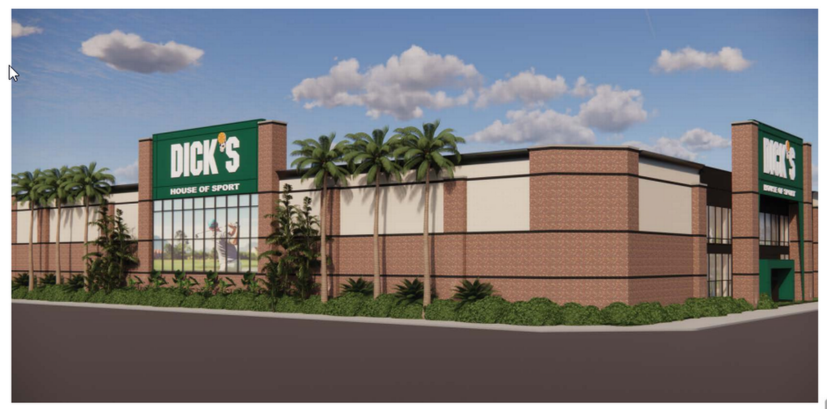 Proyecto de Dick’s House of Sport que abrirá en el Dadeland Mall en noviembre de 2024.
