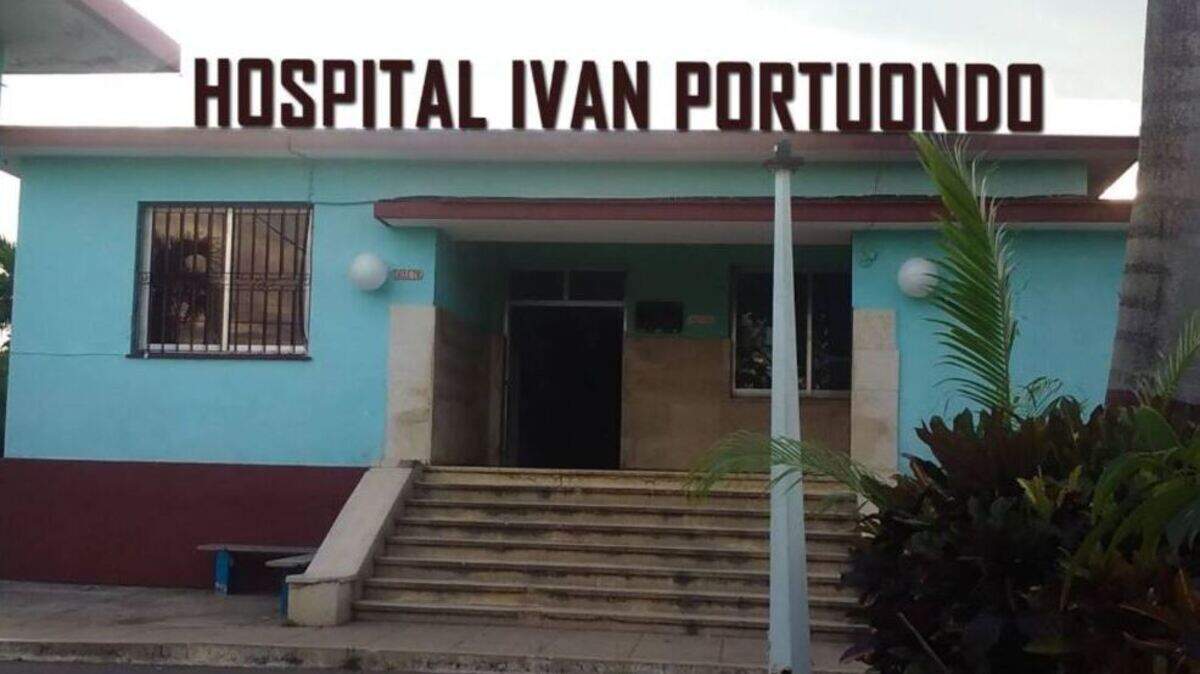 El Hospital Ivan Portuondo, en San Antonio de los Baños, Artemisa.