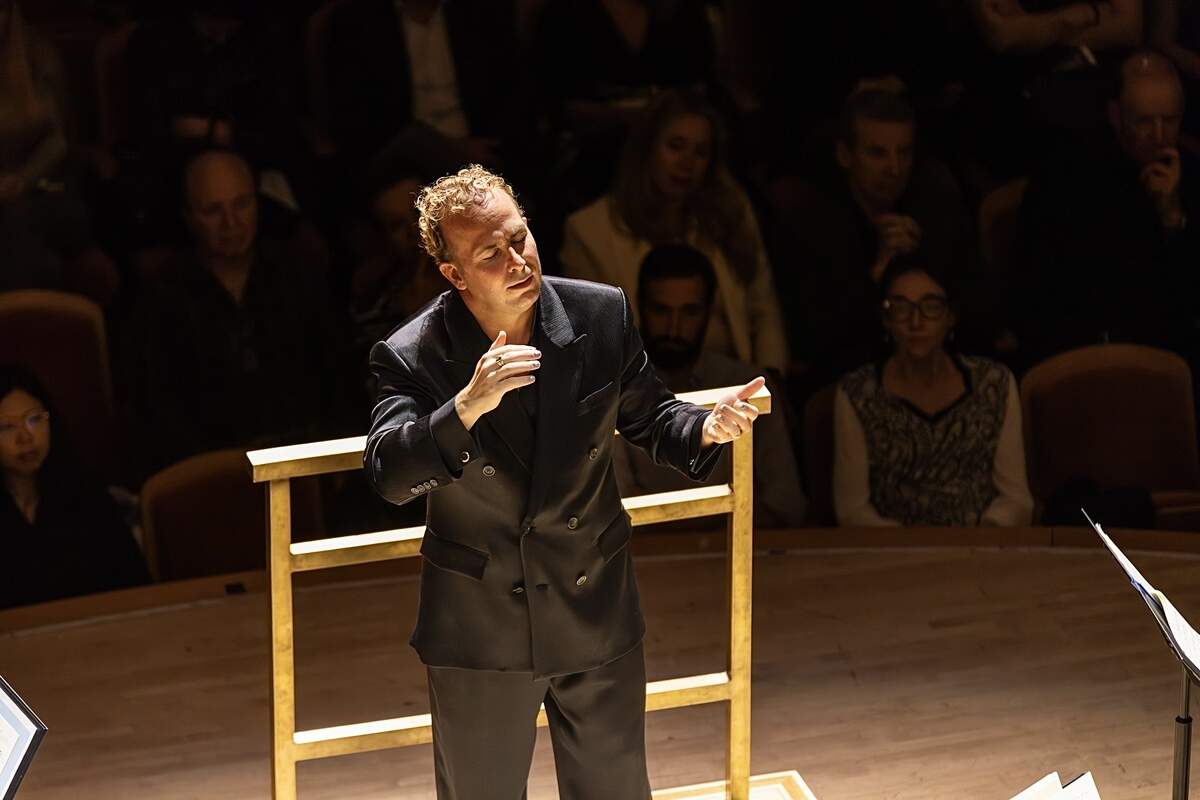 El director canadiense Yannick Nézet-Séguin en el Knight Concert Hall del Arsht Center.