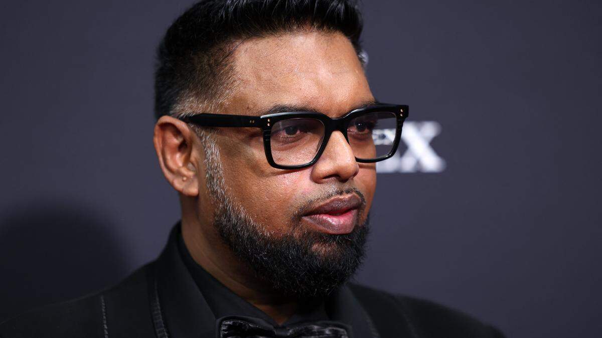 El presidente de Guyana, Irfaan Ali, asiste a la gala Time100 Next en Chelsea Piers, en la ciudad de Nueva York, el 30 de octubre de 2025.    