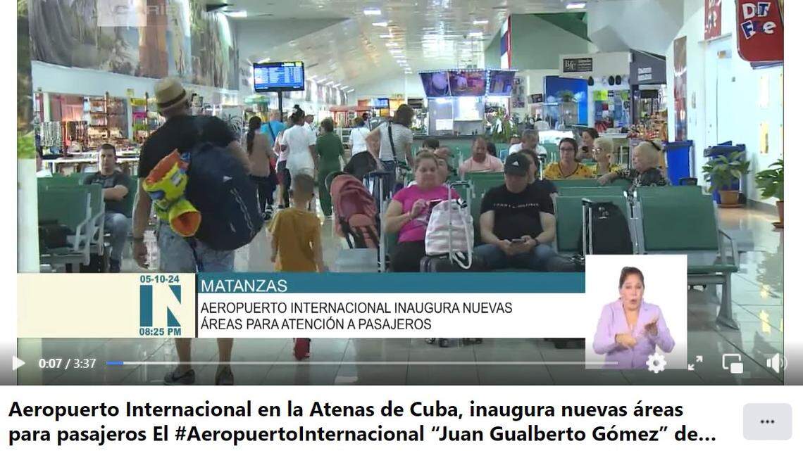 The Varadero International Airport has inaugurated new VIP lounges for passengers waiting in the terminal.