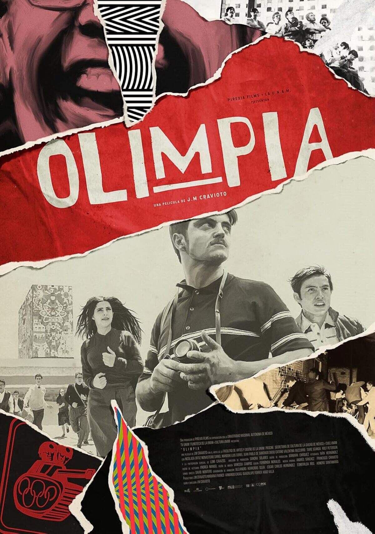 En Hulu latino el filme de animación para adultos ‘Olimpia’ (2019). Un grupo de estudiantes, miembros de una brigada de la UNAM en medio del movimiento estudiantil en México en 1968.