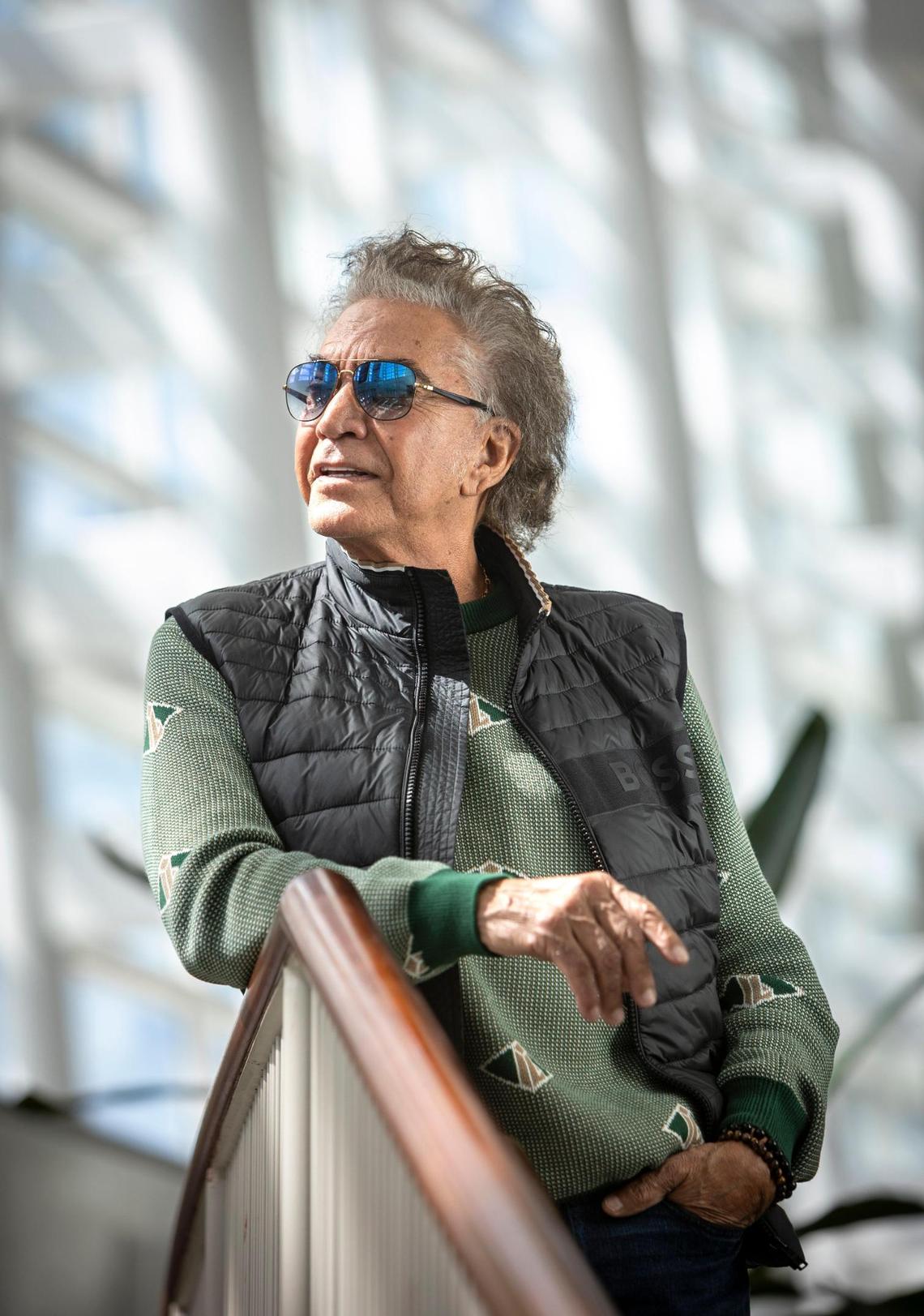 Miami, Florida, October 30, 2023 - José Luis Rodríguez, El Puma”. Photographed at the Ziff Ballet Opera House in downtown Miami.