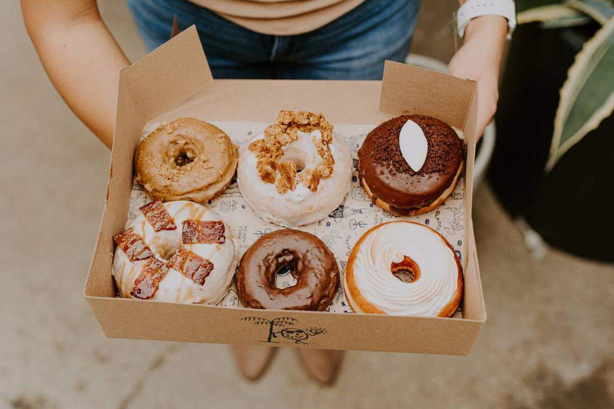 Algunas de las opciones que se pueden disfrutar en Salty Donut, que ahora abre en Brickell.