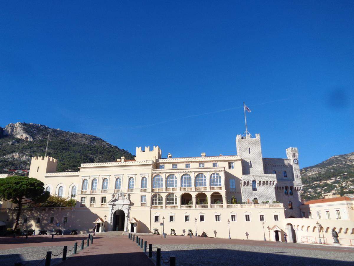 Palacio Grimaldi, residencia y sede del Gobierno monegasco.