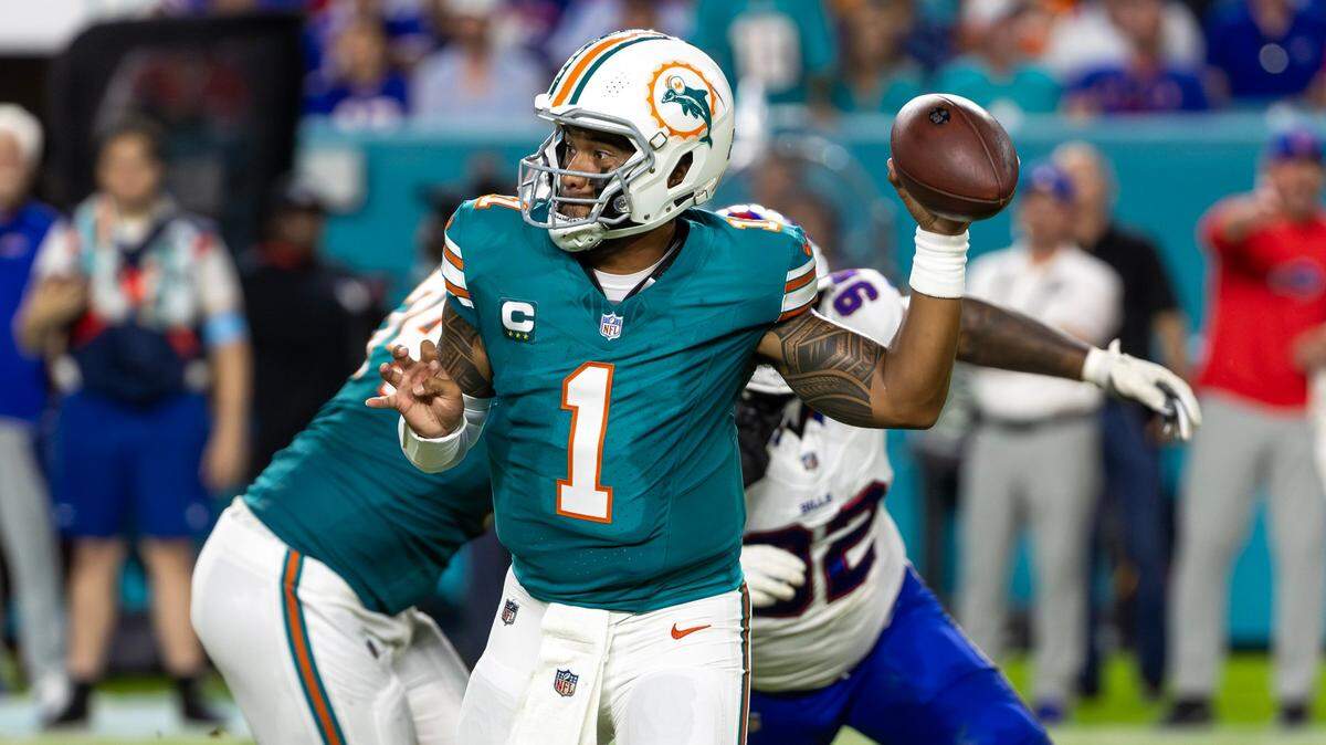 Mientras no regrese el quarterback titular Tua Tagovailoa, los Dolphins de Miami continuarán apostando por el ataque terrestre.