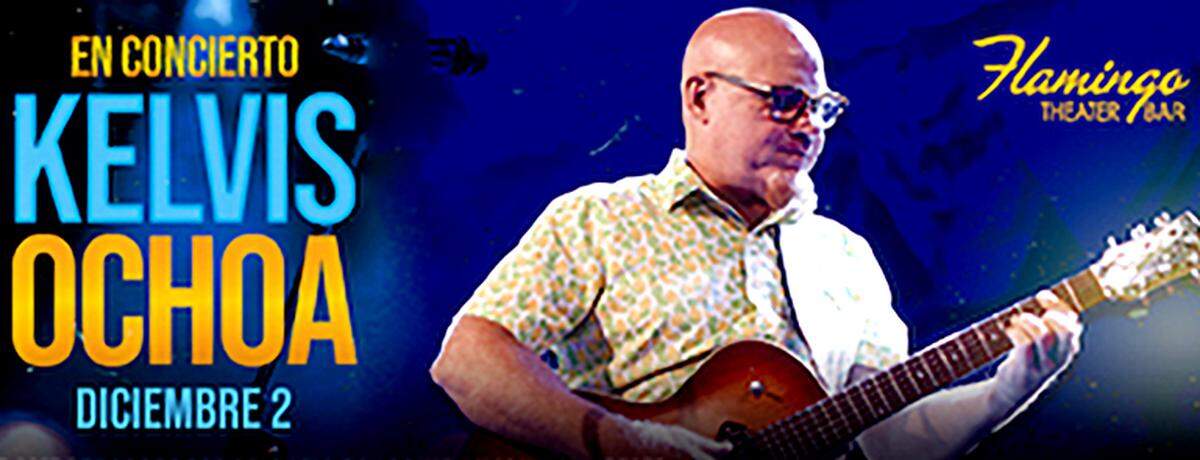 Kelvis Ochoa en concierto.