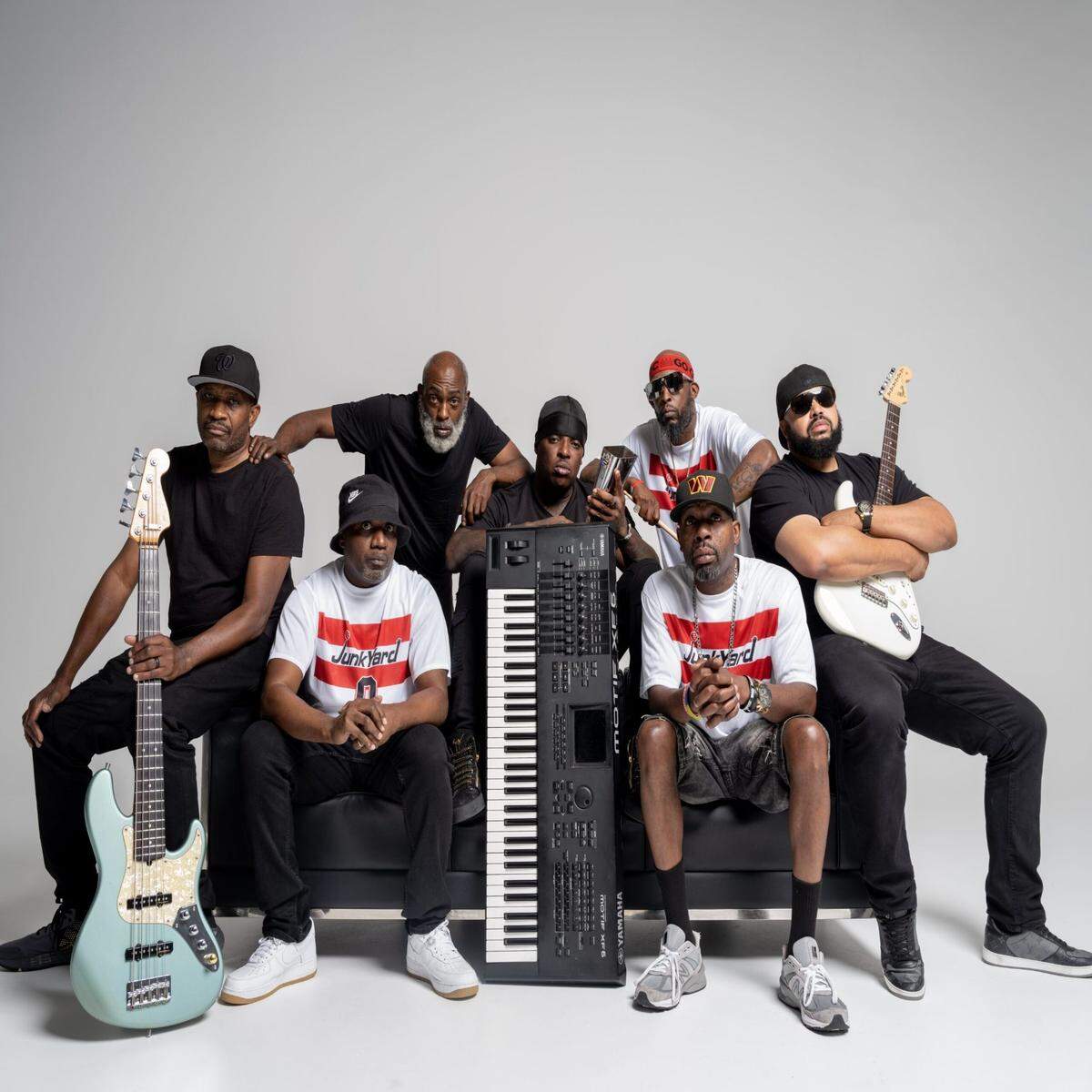 Art of Go-Go Fest en Miami Beach Bandshell con Junkyard-Band.