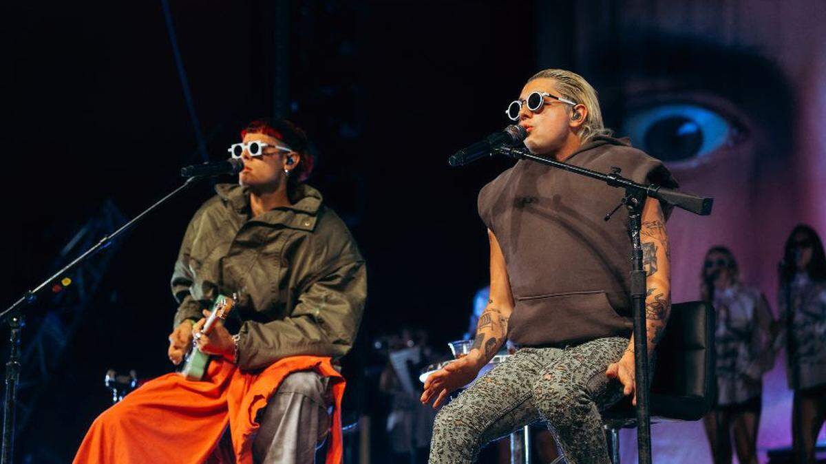 Ca7riel y Paco Amoroso en Coachella 2025.