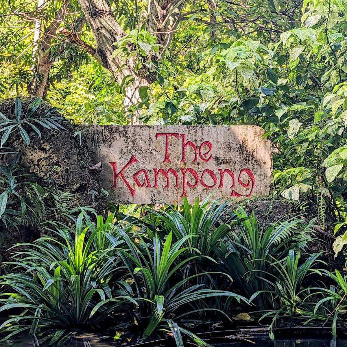 Entrada del Jardín botánico The Kampong, en Coconut Grove, Miami.
