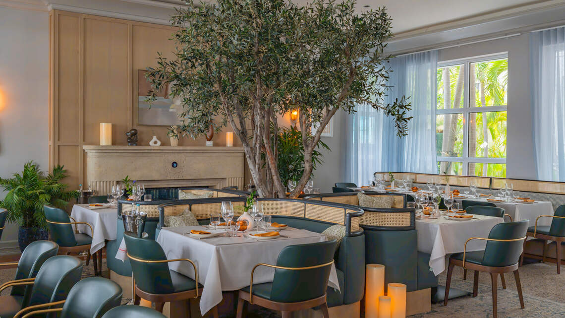 Restaurante mediterráneo acaba de abrir en un hotel boutique en Miami Beach