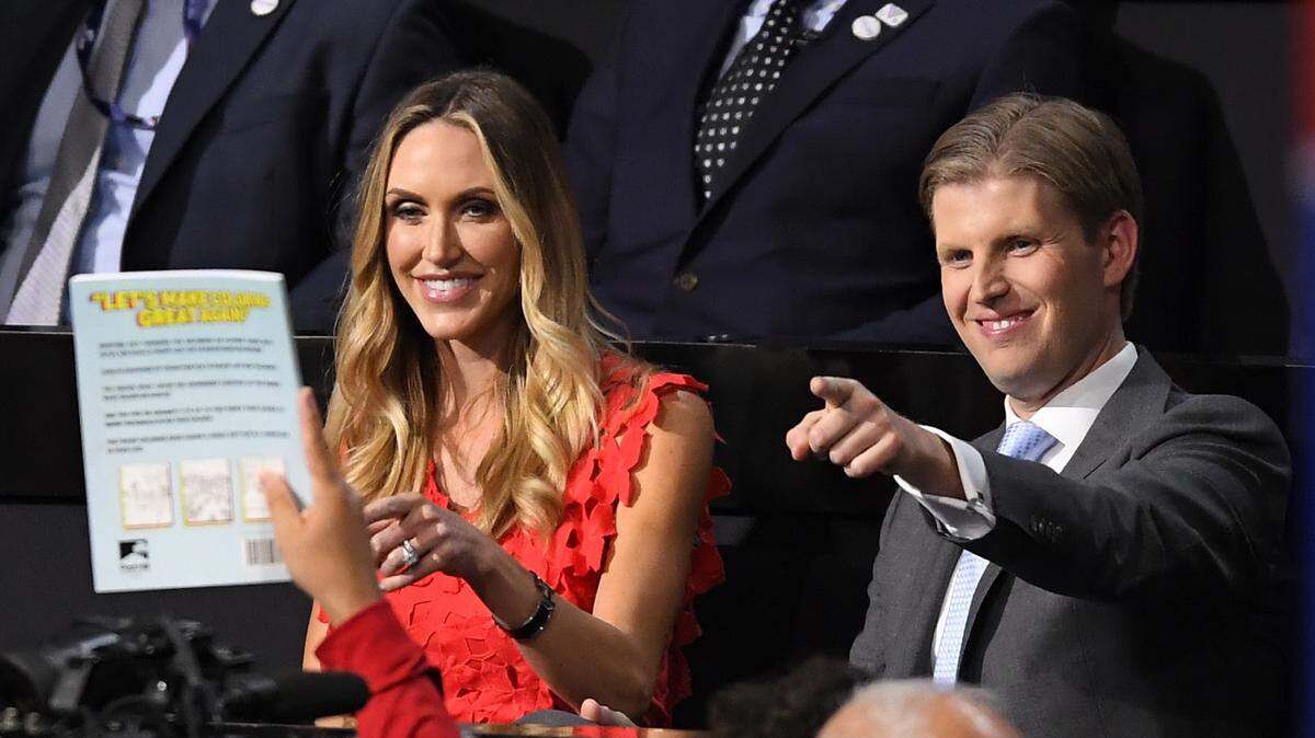 Lara Trump and Eric Trump