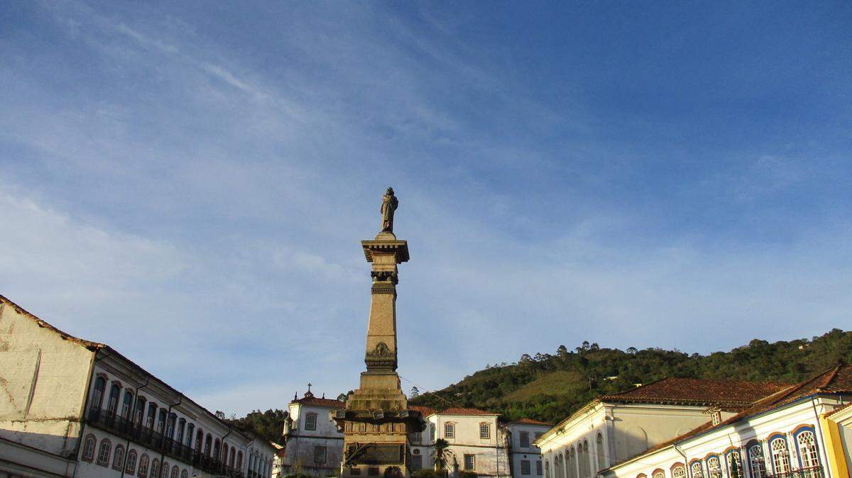 La Plaza Tiradentes.