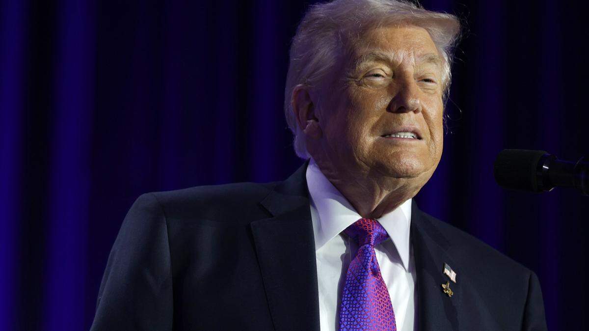 WASHINGTON, DC - FEBRUARY 05: U.S. President Donald Trump speaks during the 74th annual National Prayer Breakfast at the Washington Hilton on February 5, 2026 in Washington, DC. President Trump is joined by bipartisan Congressional members, business, and religious leaders to pray for the nation. (Photo by Alex Wong/Getty Images)