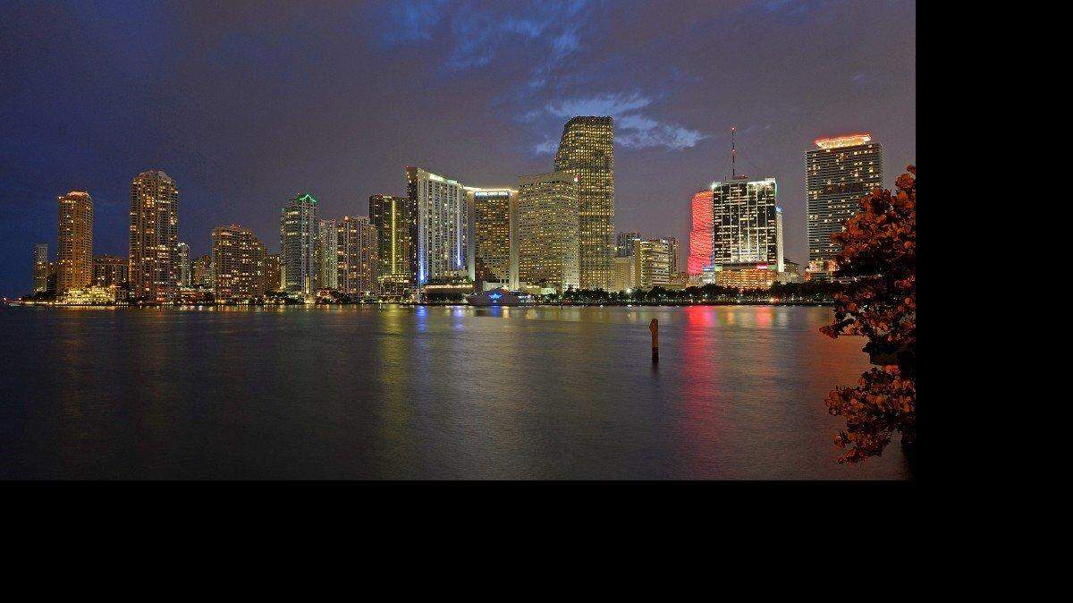 Una vista de la ciudad de Miami.