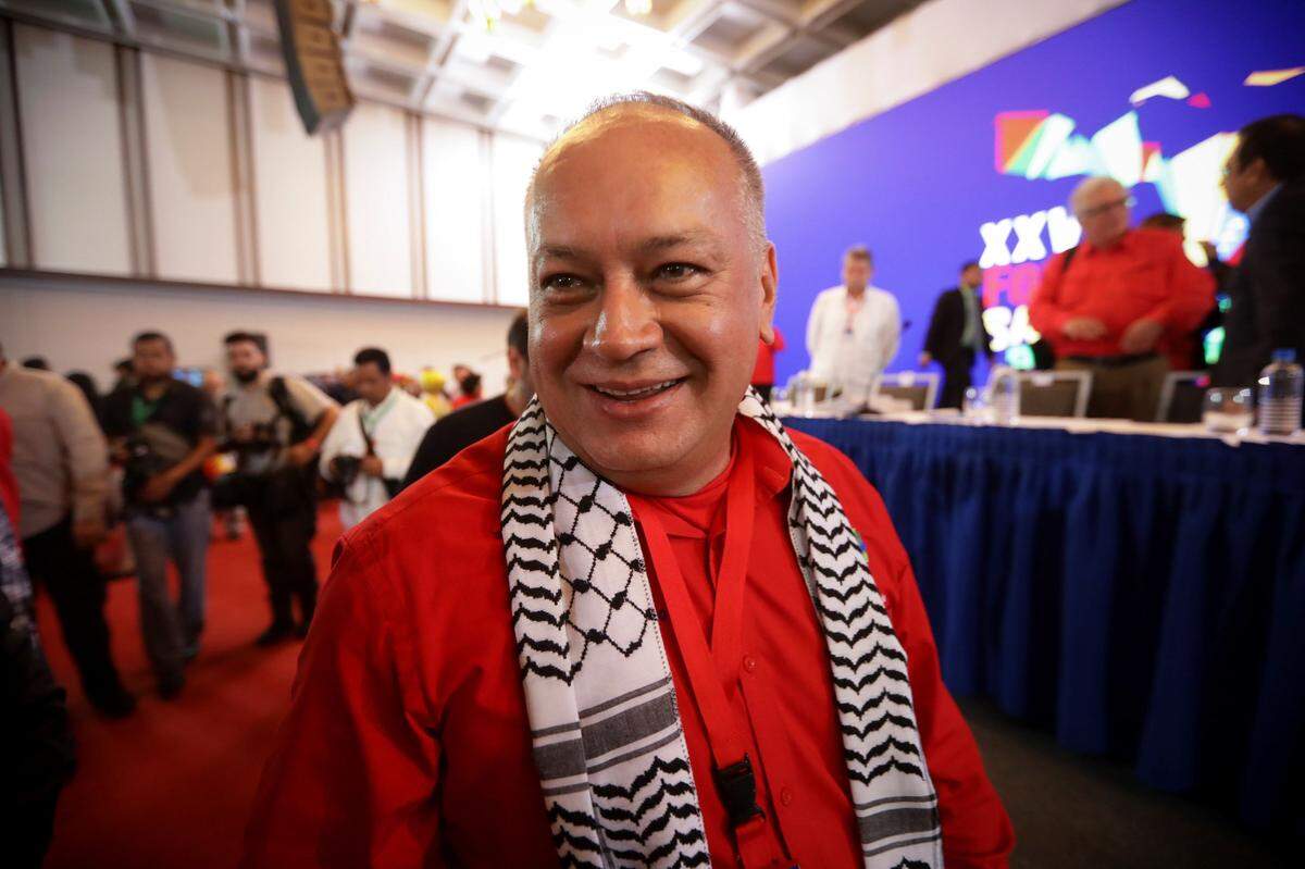 Diosdado Cabello, a powerful member of the National Assembly in Venezuela and a close ally of President Nicolas Maduro.