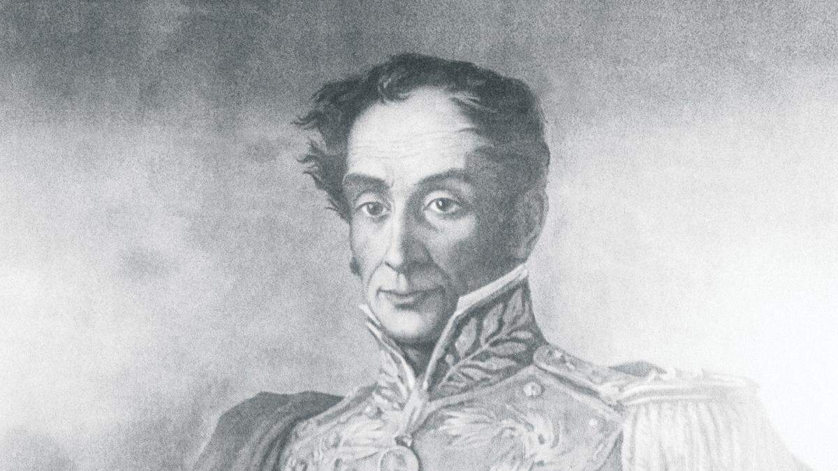 Simón Bolívar, conocido como “El Libertador”, es mostrado en una pintura del artista colombiano Ricardo Acevedo Bernal. Se desconoce la fecha de realización. 