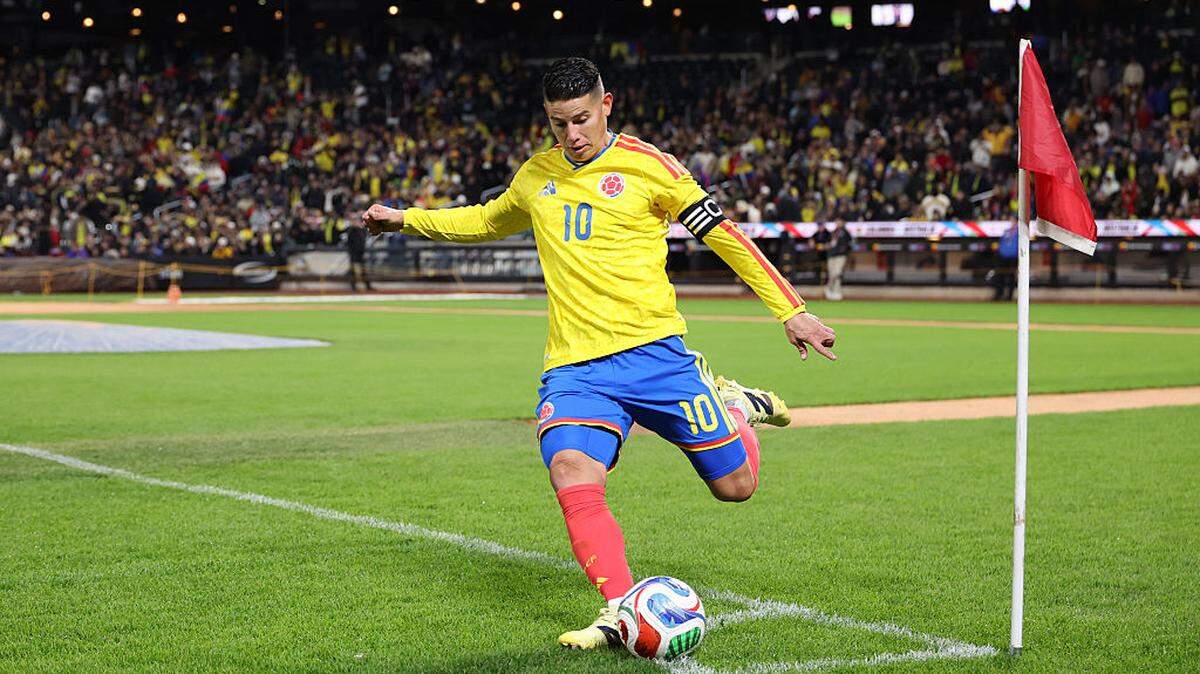 Con 34 años, James Rodríguez jugará posiblemente su última cita mundialista con Colombia en una temporada en la que no logró destacar en el Minnesota United de la liga MLS.