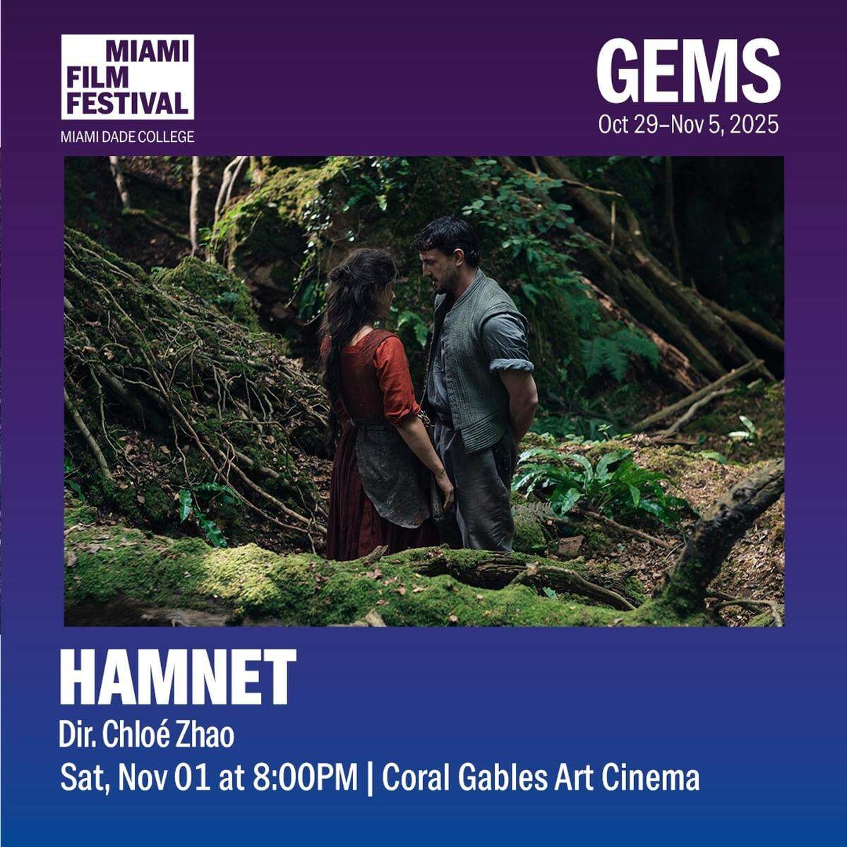 “Hamnet”, película&nbsp;nominada a numerosos premios Golden Globes, se estrenó en Miami durante el Festival GEMS. 
