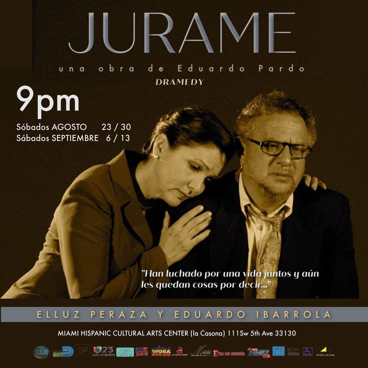 “Júrame” una obra de Eduardo Pardo en el Miami Hispanic Cultural Art Cencer.